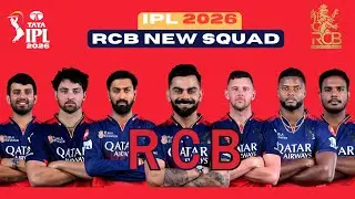 RCB Full Squad 2026 |  🔥 Complete Team Analysis #ipl2026 #RCBSQUAD2026 #rcb #cricket #viratkohli
