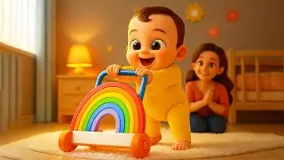Crawling Crawling Baby 👶 | Tiny Feet Big Dreams 👣 | Nursery Rhymes & Kids Songs for Children