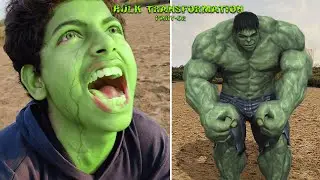 #Hollywood_Hulk Transformation In Real Life Part-02 | Fan Made VFX #Marvel_Hulk Movie  #Superheroes