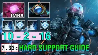 Imba Hard Support [Lich] Guide Phylactery + Aether Lens Full Chain Frost 7.33C Dota 2
