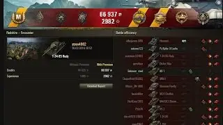 T-34-85 Rudy в топе. Медаль Колобанова и 12 фрагов.