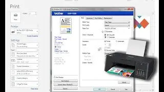 BROTHER DCP T220/420 PRINTER PROPERTIES || Copy 2 Sided || ID card duplex print