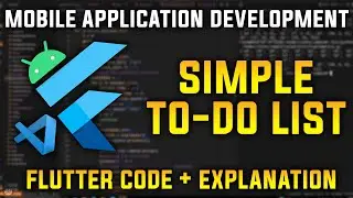 Simple To-Do List | Flutter for Beginners | Mobile Application Development