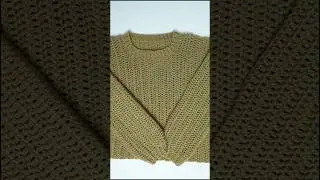 Easy crochet sweater for beginners