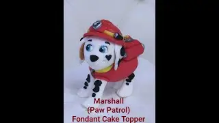 Marshall (Paw Patrol) Fondant Cake Topper