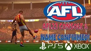 New 2023 AFL Game Title Confirmed! Console Playability, MyTeam Mode & More!!!