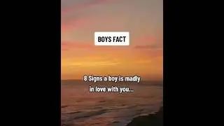8 Signs a Boy Is Madly in Love With You 😳 | Psychology of Love #shorts