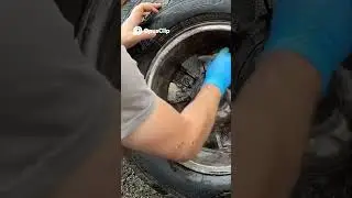Dirty Tire Rim Cleaning  Watch This Satisfying Transformation!