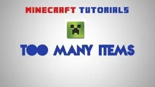 Minecraft Tutorials- How to Install TooManyItems Mod 1.4.5