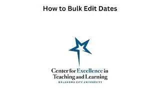 How to Bulk Edit or Bulk Offset Dates
