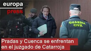 Pradas y Cuenca llegan al juzgado de Catarroja al careo ante gritos de asociaciones de v&iacute;ctimas