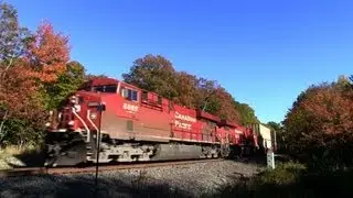 CP 8865 at Lake Joseph (27SEP2013)
