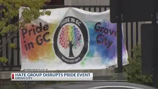 Support pours in after hate group disrupts Grove City Pride event