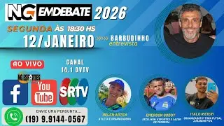 NG EM DEBATE AO VIVO COM HELEN ARTEN, EMERSON GODOY E ITALO RICIEI SEGUNDA FEIRA 12 JANEIRO 2026