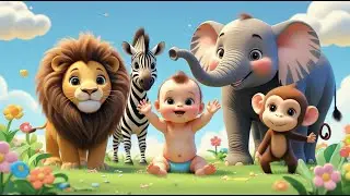 🦁🚌 Traveling Zoo Song for Kids | Animal Adventure Nursery Rhyme 🎶