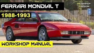FERRARI MONDIAL T (1988-1993) Workshop Service Repair Manual - English - PDF Download
