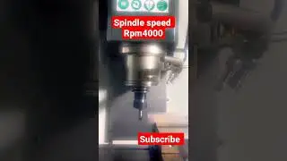 spindle speed 4000vmc machine#vmcprogramming#cnc#shorts