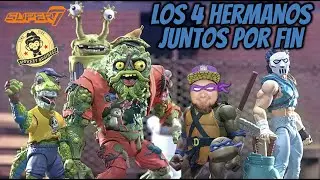 SUPER7 TMNT ULTIMATE WAVE 4: DONATELLO - CASEY JONES - MONDO GECKO - MUCKMAN & JOEEYEBALL - UNBOXING