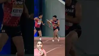 When things don't go to plan 🥹 #athletics #sports #relays #japan #wwe