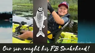 Our son caught his PB Snakehead! An ALMOST Dragon! Easternshore Maryland Snakehead Fishing.