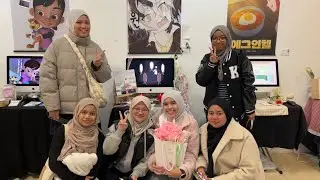 🇲🇾 🇰🇷 [VLOG] Sejong University Comics and Animation Technology Department Exhibition 2024 | 세종대 만애텍