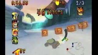 Crash Nitro Kart PS2 Gameplay Meteor Gorge