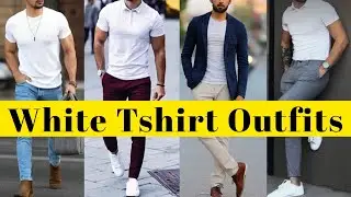 Smart White Tshirt Outfit Ideas﻿ For Men | Men Fashion | by Look Stylish