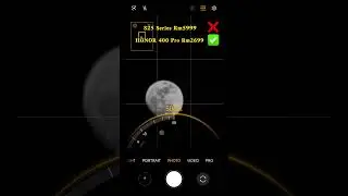 Phone Honor 400 Pro Moon Shot Camera Test #HONOR #honormalaysia #cameratest #honor400pro