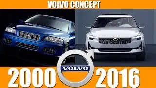 VOLVO CONCEPT EVOLUTION FROM 2000-2016