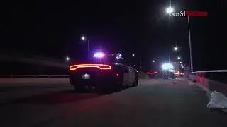 BMW vs Big Rig, Newhall Pass