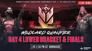 VCC 2022 - WATCHPARTY 😎 | India WildCard Qualifier Day 4  -  LOWER BRACKET & FINALS
