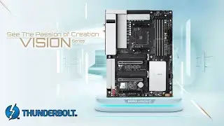 Gigabyte B550 Vision D creator  overview & Unboxing