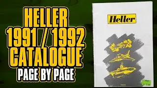 Heller Catalogue 1991 Page by Page (1992 Vintage Scale Model Catalog)