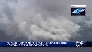 Pilot Mountain fire grows to more than 1,000 acres, officials say