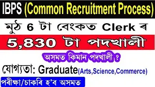 IBPS Clerk Recruitment 2021 || ibps clerk recruitment 2021 apply online