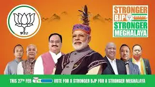 Fast-Tracked Development, Healthcare at zero cost. Let's bring Modi now, it's time for Meghalaya!