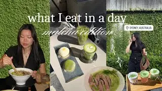having ONLY matcha for 24 hours in Sydney 🍵✨
