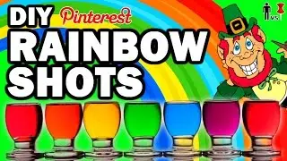 DIY Rainbow Shots, Man VS Corinne VS Pin