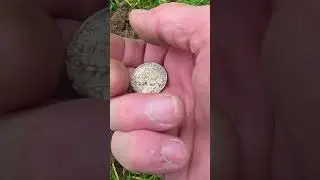 Металлоискательство с мантикорой, серебряный шиллинг #металлоискательство #серебрянаямонета #mine...