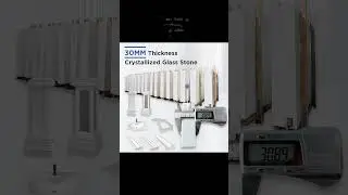 Explore 30mm Thick Pure White Nano Crystallized Ston #artificialstone #marble #carrara