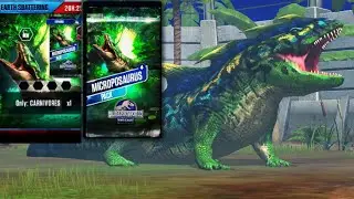 MICROPOSAURUS UNLOCKED|| Jurassic World The Game