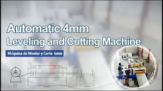 4mm Metal Sheet Leveling & Cut  line | Leveler Cut to Length Line #Levele&rCut  #MetalFabrication