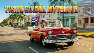 Varadero, Cuba. Visite guid&eacute; en vieille d&eacute;capotable!!