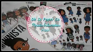 Oh So Paper Co  March Minista Subscription | Happy Mail Sunday | NaturallyAds