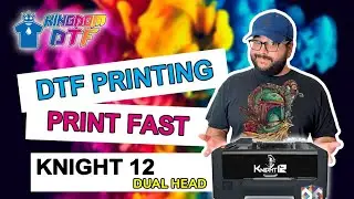 🔥 The Future of Printing: Fast DTF Transfers with Knight 12