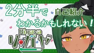 【自己紹介】2分半でわかるかもしれないリガヤ【リガヤ/個人Vtuber】