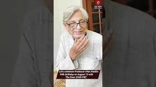 Exclusive interview with Professor Irfan Habib will be out on his 94th Birthday. #history #historian