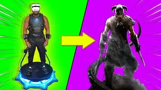Skyrim VR But Every Step Is Real