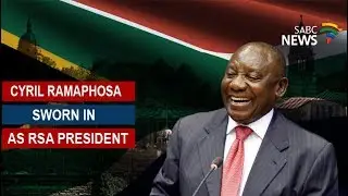 Cyril Ramaphosa sworn in as RSA president