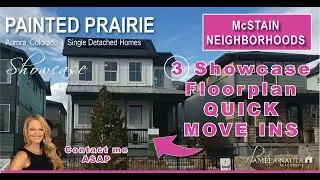 🎨 #AuroraCO I #PaintedPrairie I 3 Quick Move In Homes I Showcase I 3 Bed I 2.5 Bath I 2,462 SF +